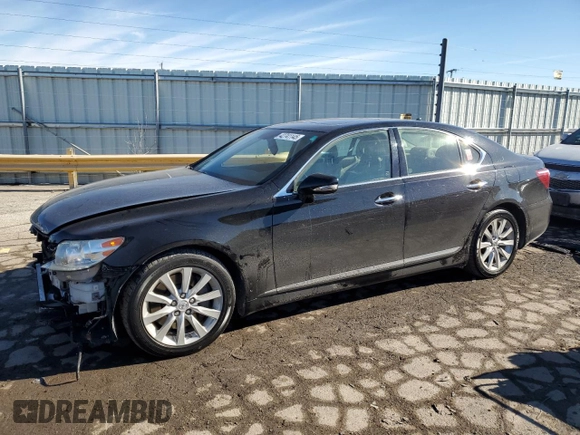 2012 Lexus LS 460 with VIN JTHCL5EF5C5014190, listed as a Copart auction lot 42741145 with 113,385 mi miles and Salvage title. Bid and sale history available at DreamBid. Image 1.