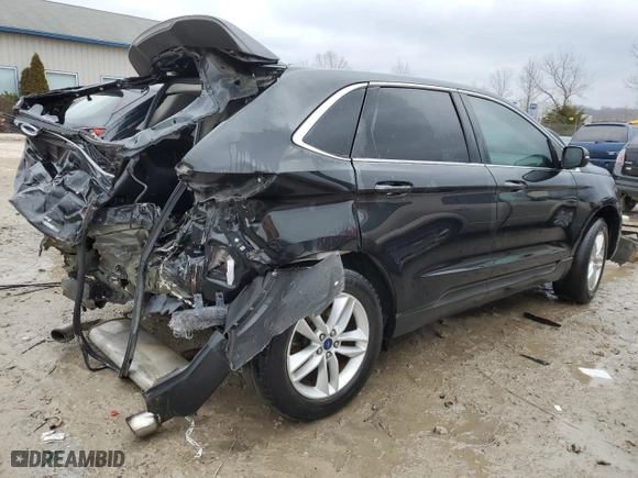 2015 Ford Edge SEL with VIN 2FMTK4J93FBB95798, listed as a Copart auction lot 45141195 with 89,310 mi miles and Salvage Title. Bid and sale history available at carsss.com. Image 3.
