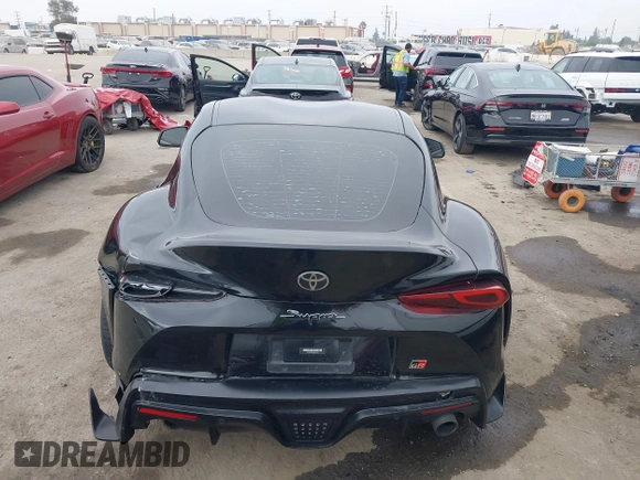 2021 Toyota Supra 2.0 with VIN WZ1DB2C07MW042723, listed as a IAAI auction lot 42635977 with 54,011 mi miles and . Bid and sale history available at DreamBid. Image 16.