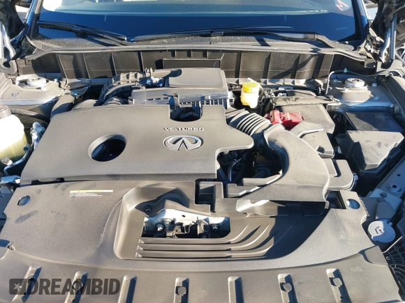 2024 Infiniti QX50 Luxe with VIN 3PCAJ5BAXRF104014, listed as a IAAI auction lot 41647475 with 7,771 mi miles and . Bid and sale history available at DreamBid. Image 10.