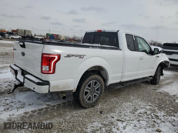 2016 Ford F-150 XLT with VIN 1FTFX1EG2GKF77712, listed as a Copart auction lot 45689545 with 211,303 mi miles and Salvage title. Bid and sale history available at DreamBid. Image 3.