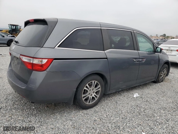 2012 Honda Odyssey EX with VIN 5FNRL5H42CB106894, listed as a Copart auction lot 50588125 with 153,776 mi miles and Salvage Title. Bid and sale history available at carsss.com. Image 3.