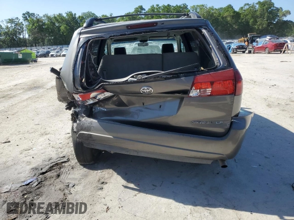 2004 Toyota Sienna CE with VIN 5TDZA23CX4S219721, listed as a Copart auction lot 52010105 with 200,887 mi miles and Salvage Title. Bid and sale history available at carsss.com. Image 6.