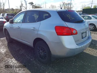 2009 Nissan Rogue SL with VIN JN8AS58V99W445704, listed as a IAAI auction lot 42141961 with Not Provided miles. Bid and sale history available at carsss.com. Image 3.