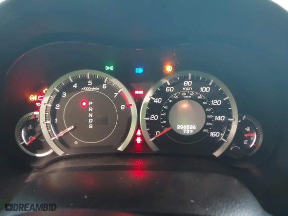 2009 Acura TSX with VIN JH4CU26629C004182, listed as a IAAI auction lot 42086811 with 206,526 mi miles. Bid and sale history available at carsss.com. Image 7.
