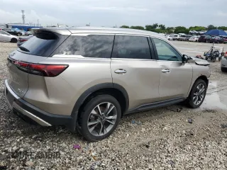 2023 Infiniti QX60 Luxe z VIN 5N1DL1FS9PC371847, wystawiony jako Copart lot #63471885 z przebiegiem 85 811 mil mil oraz Czysty tytuł • Clean title. Historia ofert i sprzedaży dostępna na DreamBid. Obrazek 3.