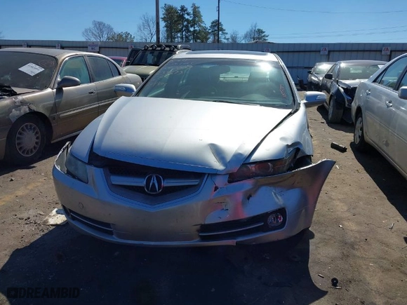 2008 Acura TL with VIN 19UUA66278A047009, listed as a IAAI auction lot 41657645 with 150,476 mi miles. Bid and sale history available at carsss.com. Image 6.