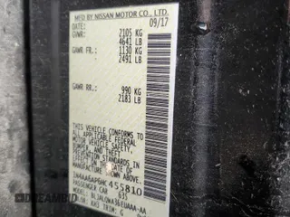 2017 Nissan Maxima SV z VIN 1N4AA6AP6HC455810, wystawiony jako Copart lot #56661335 z przebiegiem 102 552 mil mil oraz Szkoda całkowita • Salvage title. Historia ofert i sprzedaży dostępna na DreamBid. Obrazek 12.