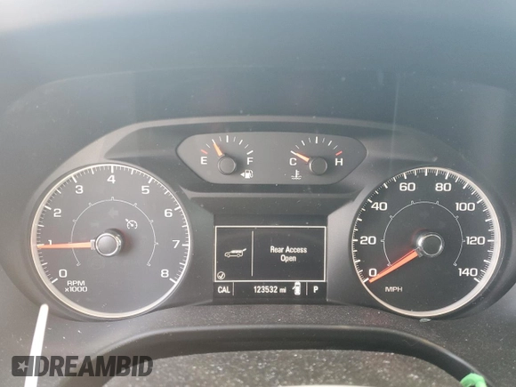 2019 GMC Acadia SLE with VIN 1GKKNSLSXKZ107501, listed as a Copart auction lot 45124995 with 123,532 mi miles and Salvage Title. Bid and sale history available at DreamBid. Image 9.