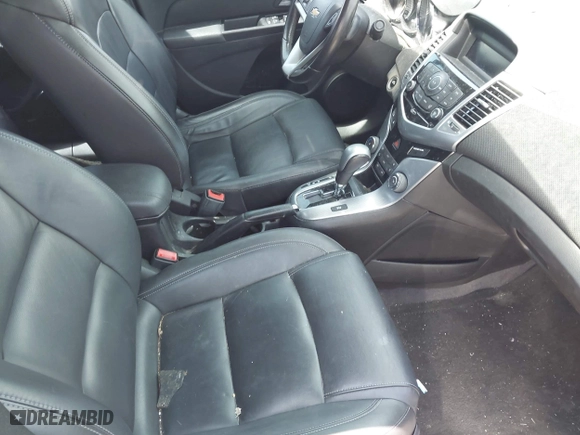 2012 Chevrolet Cruze LTZ with VIN 1G1PH5SC2C7379938, listed as a IAAI auction lot 42057593 with 86,250 mi miles. Bid and sale history available at carsss.com. Image 5.