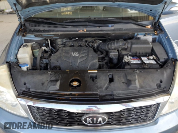2012 Kia Sedona LX with VIN KNDMG4C71C6498238, listed as a Copart auction lot 51248105 with 197,234 mi miles and Clean Title. Bid and sale history available at carsss.com. Image 12.