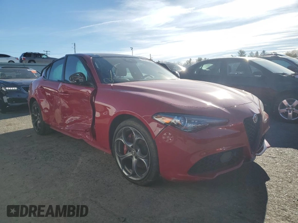 2020 Alfa Romeo Giulia Ti with VIN ZARFANBN2L7639057, listed as a Copart auction lot 66515682 with 11,675 mi miles. Bid and sale history available at carsss.com. Image 1.