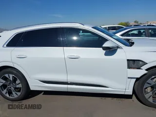 2021 Audi e-tron Premium Plus with VIN WA1LAAGE6MB002079, listed as a IAAI auction lot 42116578 with 48,357 mi miles. Bid and sale history available at carsss.com. Image 13.