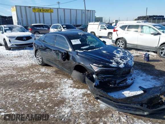 2025 Acura Integra with VIN 19UDE4H24SA010061, listed as a IAAI auction lot 41401387 with 633 mi miles and . Bid and sale history available at DreamBid. Image 1.