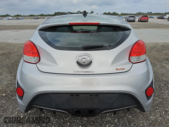 2014 Hyundai Veloster Turbo with VIN KMHTC6AE0EU211034, listed as a Copart auction lot 49711635 with 126,394 mi miles and Clean title. Bid and sale history available at DreamBid. Image 6.