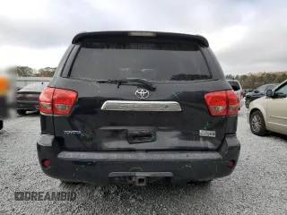 2008 Toyota Sequoia Platinum with VIN 5TDZY67A28S014055, listed as a Copart auction lot 81816774 with 268,293 mi miles and Salvage Title. Bid and sale history available at carsss.com. Image 6.