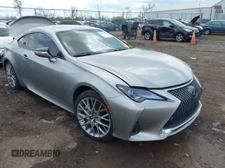 2019 Lexus RC with VIN JTHS85BC3K5005168, listed as a IAAI auction lot 42052239 with 58,976 mi miles. Bid and sale history available at carsss.com. Image 1.