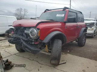 2021 Ford Bronco с VIN 1FMDE5CP4MLA64180, выставлен на аукционе Copart как лот 73194854 с пробегом 54 227 миль миль и Списание • Salvage title. История ставок и продаж доступна на DreamBid. Изображение 1.