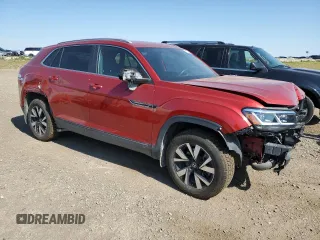 2020 Volkswagen Atlas SEL with VIN 1V2MC2CA8LC204183, listed as a Copart auction lot 70204694 with 54,704 mi miles and Salvage title. Bid and sale history available at DreamBid. Image 4.