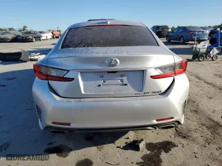 2015 Lexus RC 350 with VIN JTHSE5BC1F5000551, listed as a Copart auction lot 76241364 with 109,600 mi miles and Salvage Title. Bid and sale history available at carsss.com. Image 6.