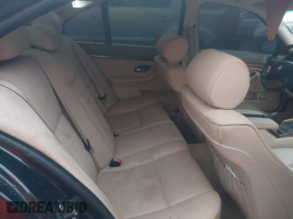 2002 BMW 5 Series 525iA with VIN WBADT43432GY95893, listed as a IAAI auction lot 42002537 with 140,026 mi miles. Bid and sale history available at carsss.com. Image 8.