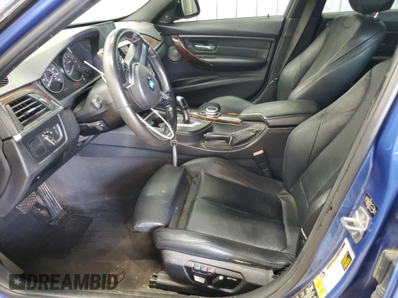 2013 BMW 3 Series 335i xDrive with VIN WBA3B9C59DJ899246, listed as a Copart auction lot 60455895 with 193,104 mi miles and Salvage title. Bid and sale history available at DreamBid. Image 7.
