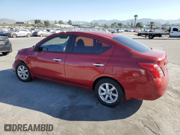 2012 Nissan Versa SV with VIN 3N1CN7AP0CL890447, listed as a Copart auction lot 52793785 with 153,427 mi miles and Salvage Title. Bid and sale history available at carsss.com. Image 2.