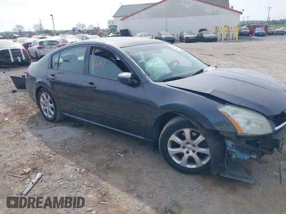 2007 Nissan Maxima SL with VIN 1N4BA41E07C860647, listed as a IAAI auction lot 42098261 with 135,291 mi miles and . Bid and sale history available at DreamBid. Image 1.