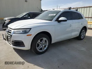 2019 Audi Q5 Premium with VIN WA1ANAFY5K2027737, listed as a Copart auction lot 49252385 with 96,692 mi miles and Salvage Title. Bid and sale history available at carsss.com. Image 1.