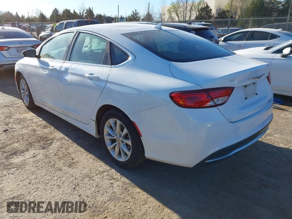 2015 Chrysler 200 C with VIN 1C3CCCCB9FN564247, listed as a IAAI auction lot 41796137 with 160,143 mi miles. Bid and sale history available at carsss.com. Image 3.