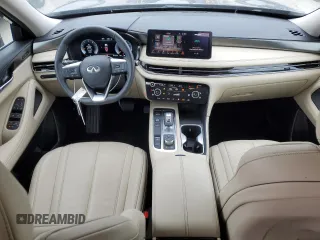 2024 Infiniti QX60 Luxe with VIN 5N1DL1FS9RC355103, listed as a Copart auction lot 45352875 with 9,460 mi miles and Salvage title. Bid and sale history available at DreamBid. Image 8.