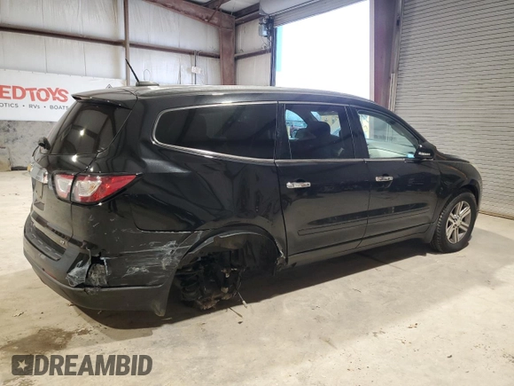2017 Chevrolet Traverse LT with VIN 1GNKRHKDXHJ138980, listed as a Copart auction lot 47807155 with 138,120 mi miles and Salvage Title. Bid and sale history available at DreamBid. Image 3.