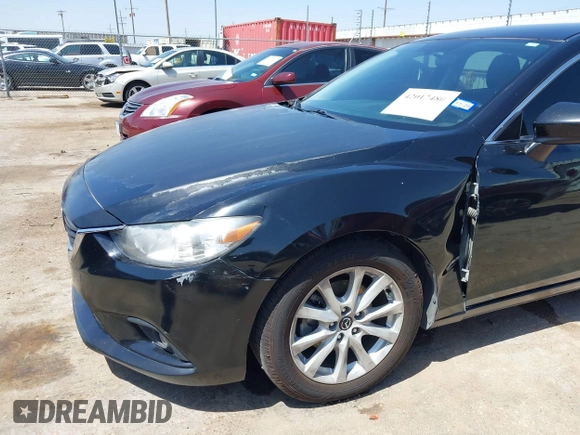 2015 Mazda 6 i Sport with VIN JM1GJ1U53F1224003, listed as a IAAI auction lot 42017480 with 155,609 mi miles and . Bid and sale history available at carsss.com. Image 6.