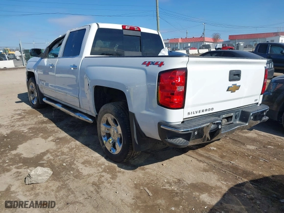 2015 Chevrolet Silverado 1500 LTZ with VIN 3GCUKSEC2FG143790, listed as a IAAI auction lot 41402254 with 122,827 mi miles. Bid and sale history available at carsss.com. Image 3.