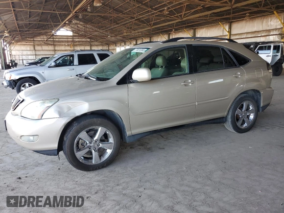 2005 Lexus RX 330 with VIN JTJGA31U150046133, listed as a Copart auction lot 77431304 with 274,536 mi miles and Clean Title. Bid and sale history available at carsss.com. Image 1.