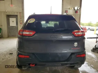 2017 Jeep Cherokee Trailhawk L Plus with VIN 1C4PJMBB6HW564908, listed as a Copart auction lot 72914244 with 0 mi miles and Salvage Title. Bid and sale history available at carsss.com. Image 6.
