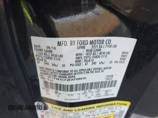 2014 Ford F-150 XL with VIN 1FTFW1CF2EKF68910, listed as a IAAI auction lot 41728533 with Not Provided miles. Bid and sale history available at carsss.com. Image 9.