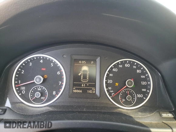 2013 Volkswagen Tiguan SE with VIN WVGAV7AX7DW018388, listed as a Copart auction lot 56188045 with 98,066 mi miles and Salvage title. Bid and sale history available at DreamBid. Image 9.