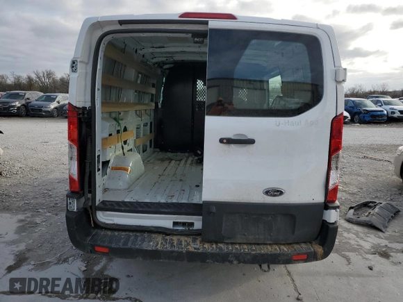 2024 Ford Transit Cargo with VIN 1FTBR1Y82RKA69031, listed as a Copart auction lot 49503815 with Not Provided miles and Salvage Title. Bid and sale history available at DreamBid. Image 6.