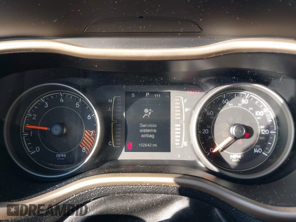 2015 Jeep Cherokee North with VIN 1C4PJMCS7FW792850, listed as a IAAI auction lot 41323432 with 102,642 mi miles. Bid and sale history available at carsss.com. Image 7.