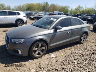 2017 Audi A3 Sedan Premium with VIN WAUAUHFF6H1034692, listed as a Copart auction lot 52635634 with 167,862 mi miles and Salvage Title. Bid and sale history available at carsss.com. Image 1.
