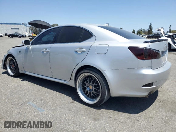 2012 Lexus IS 250 z VIN JTHBF5C23C5168609, wystawiony jako Copart lot #59409105 z przebiegiem 165 550 mil mil oraz Szkoda całkowita • Salvage title. Historia ofert i sprzedaży dostępna na DreamBid. Obrazek 2.