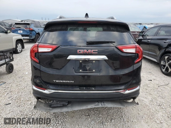2022 GMC Terrain SLT with VIN 3GKALPEV9NL179789, listed as a Copart auction lot 89206215 with Not provided miles and Salvage title. Bid and sale history available at DreamBid. Image 6.
