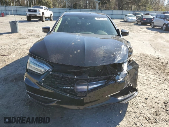 2020 Acura TLX with VIN 19UUB1F30LA009445, listed as a Copart auction lot 43421105 with 55,259 mi miles and Salvage Title. Bid and sale history available at carsss.com. Image 5.