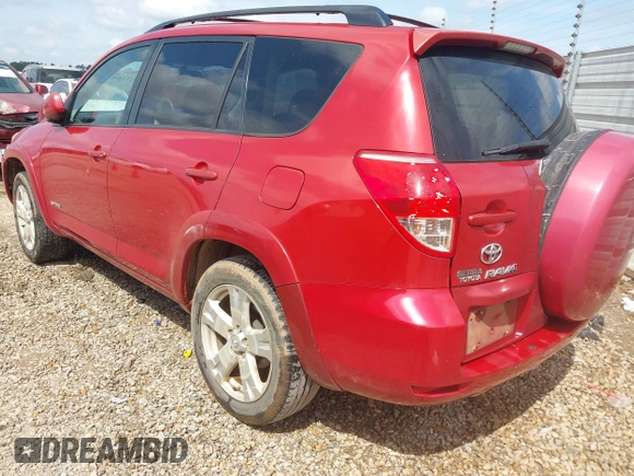2007 Toyota RAV4 Sport with VIN JTMZD32V375054475, listed as a IAAI auction lot 42134082 with 329,060 mi miles. Bid and sale history available at carsss.com. Image 3.