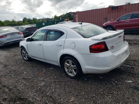 2013 Dodge Avenger SXT with VIN 1C3CDZCG1DN768114, listed as a Copart auction lot 64837004 with 191,218 mi miles and Salvage Title. Bid and sale history available at carsss.com. Image 2.