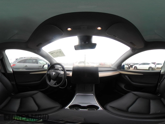 2023 Tesla Model Y Long Range with VIN 7SAYGDEE4PA064743, listed as a IAAI auction lot 41523760 with 41,113 mi miles. Bid and sale history available at carsss.com. Image 20.