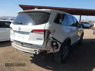 2019 Honda Pilot EX-L z VIN 5FNYF6H52KB083410, wystawiony jako IAAI lot #42290286 z przebiegiem 95 534 mil mil oraz . Historia ofert i sprzedaży dostępna na DreamBid. Obrazek 4.