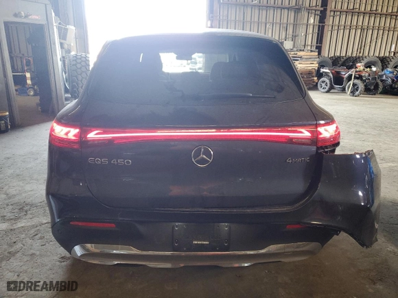 2023 Mercedes-Benz EQS with VIN 4JGDM2EB1PA014064, listed as a Copart auction lot 41015434 with 6,931 mi miles. Bid and sale history available at carsss.com. Image 6.