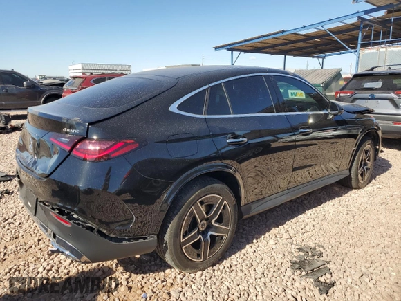 2024 Mercedes-Benz GLC with VIN W1NKJ4HB1RF108570, listed as a Copart auction lot 88128755 with 12,034 mi miles and Salvage Title. Bid and sale history available at carsss.com. Image 3.